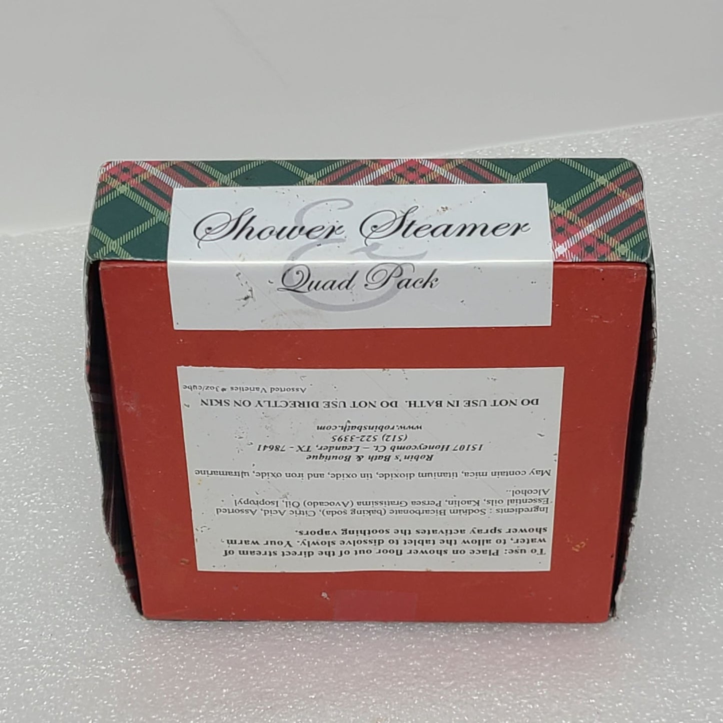 Robin's Bath & Boutique Shower Steamer Quad Pack