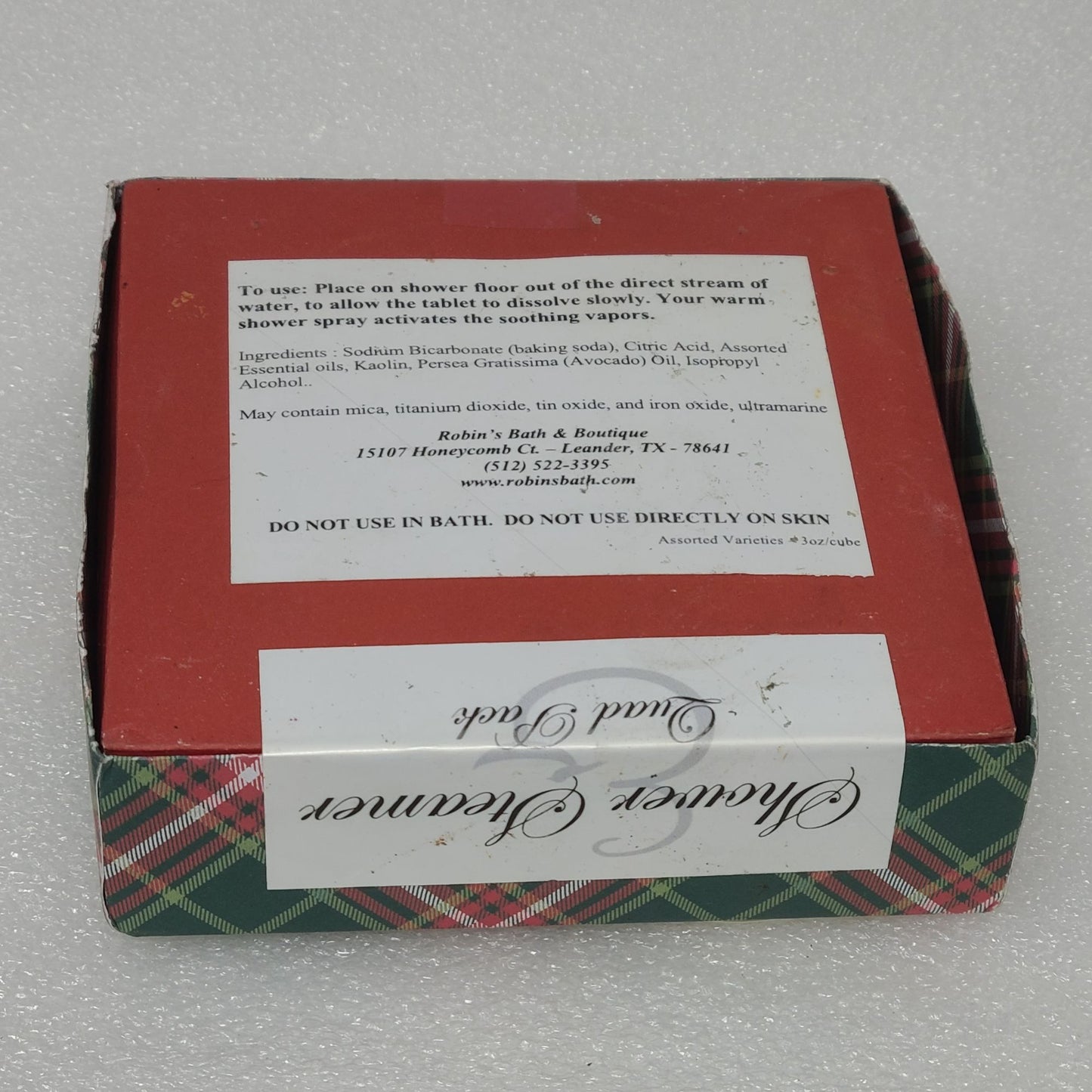 Robin's Bath & Boutique Shower Steamer Quad Pack