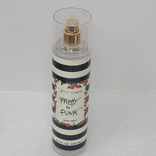 Betsey Johnson Pretty N Punk Fragrance Body Mist Spray 8 oz