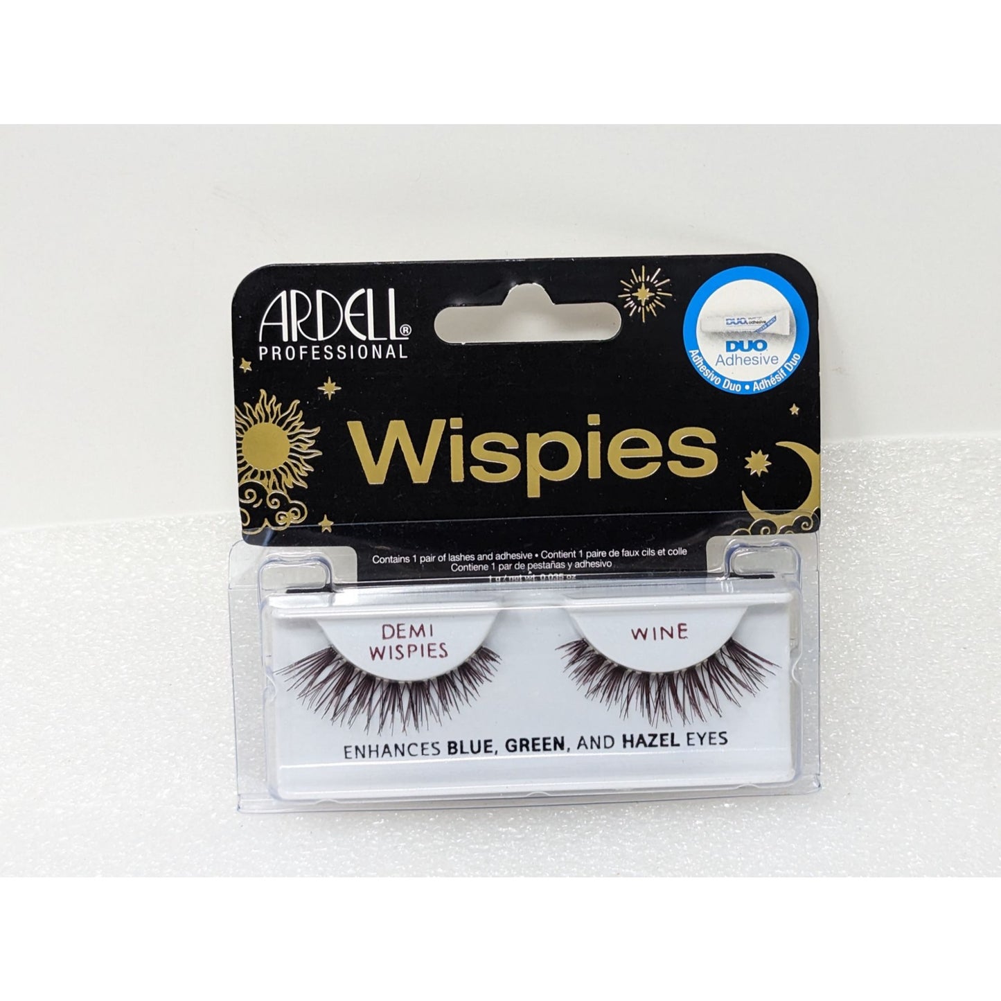 Ardell Color Impact Demi Wispies Wine Enhances Blue, Green, & Hazel Eyes