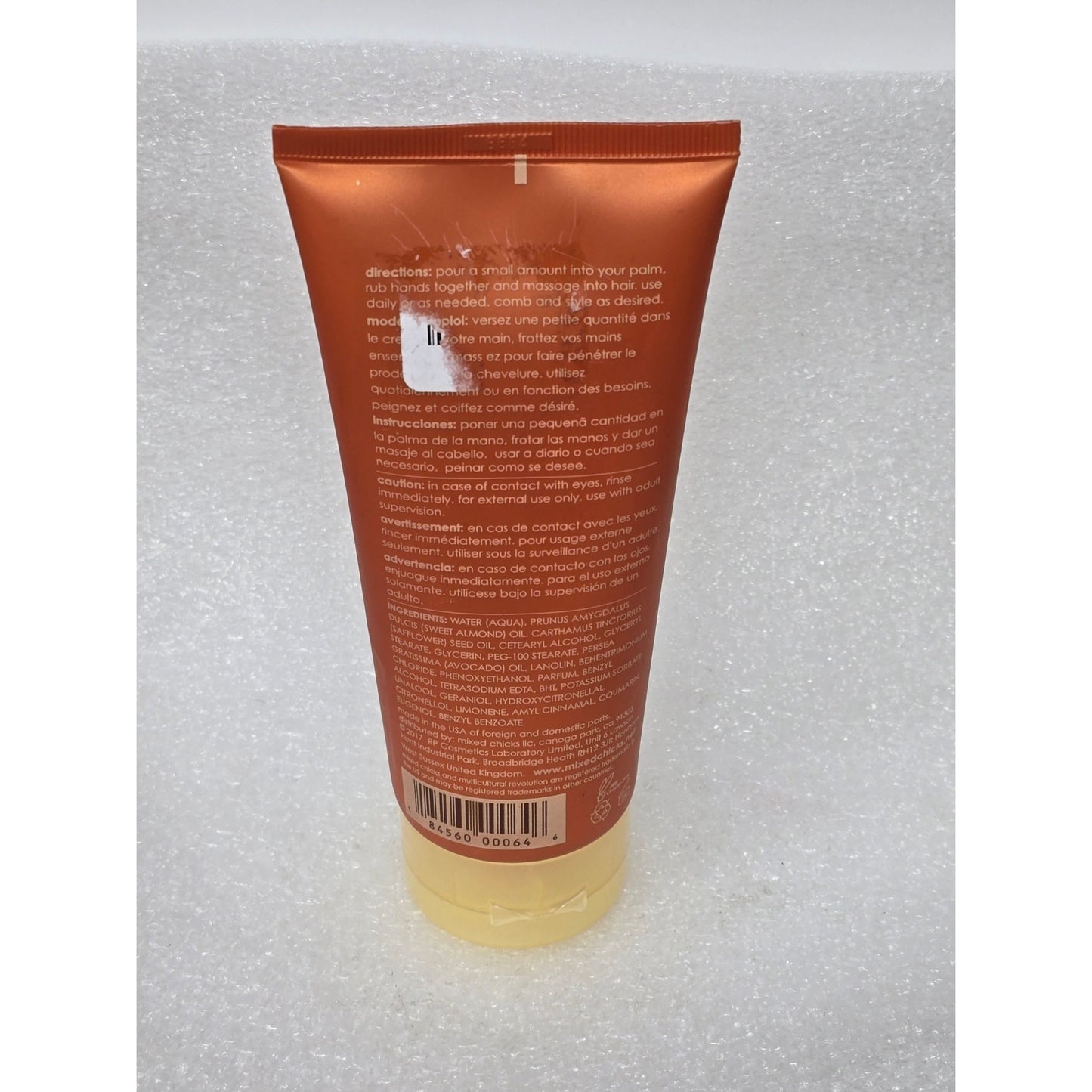 Mixed Chicks Daily Hair Dress Conditioning Cream Avocado Almond & Safflower Oils