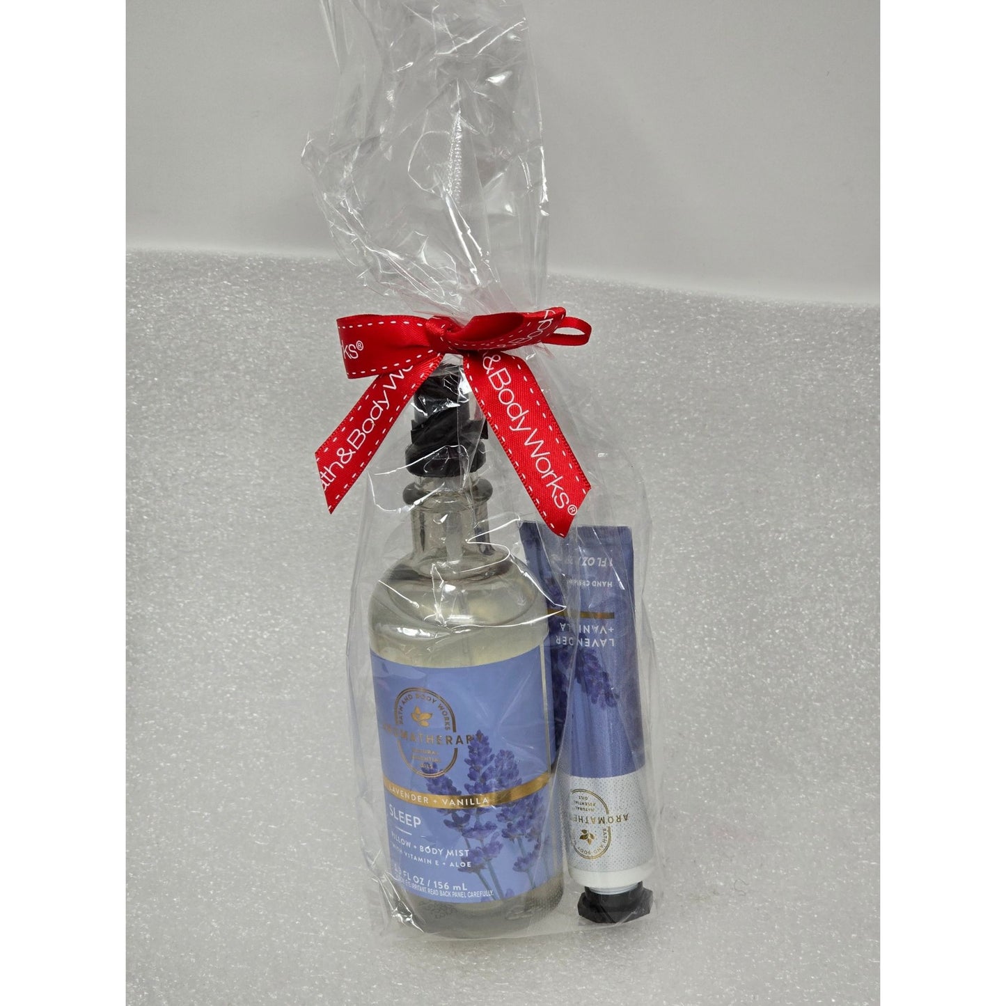 Bath & Body Works Lavender Vanilla Aromatherapy Sleep Gift Set Mist & Hand Cream