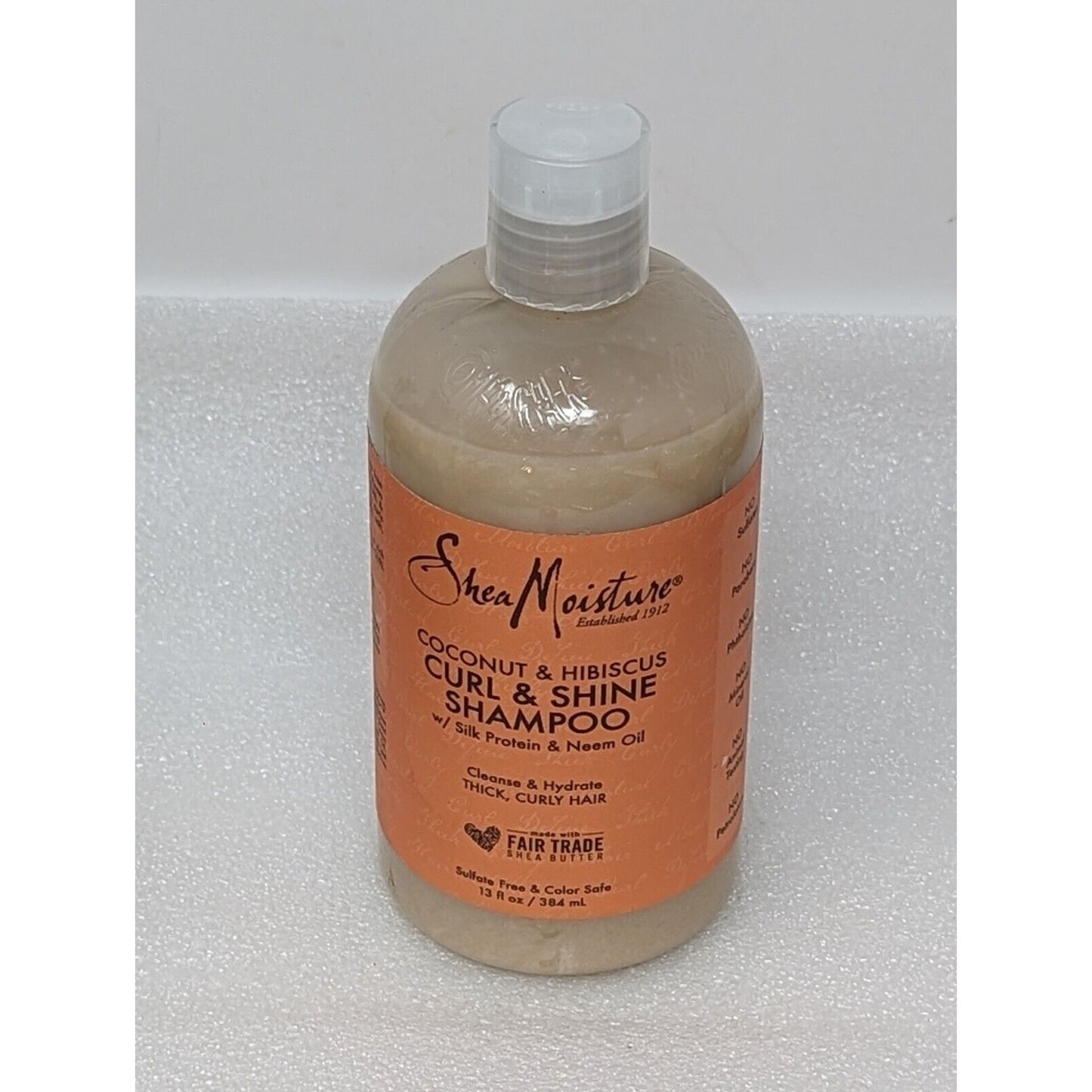 Shea Moisture Coconut & Hibiscus Curl & Shine Shampoo 13 Fl Oz