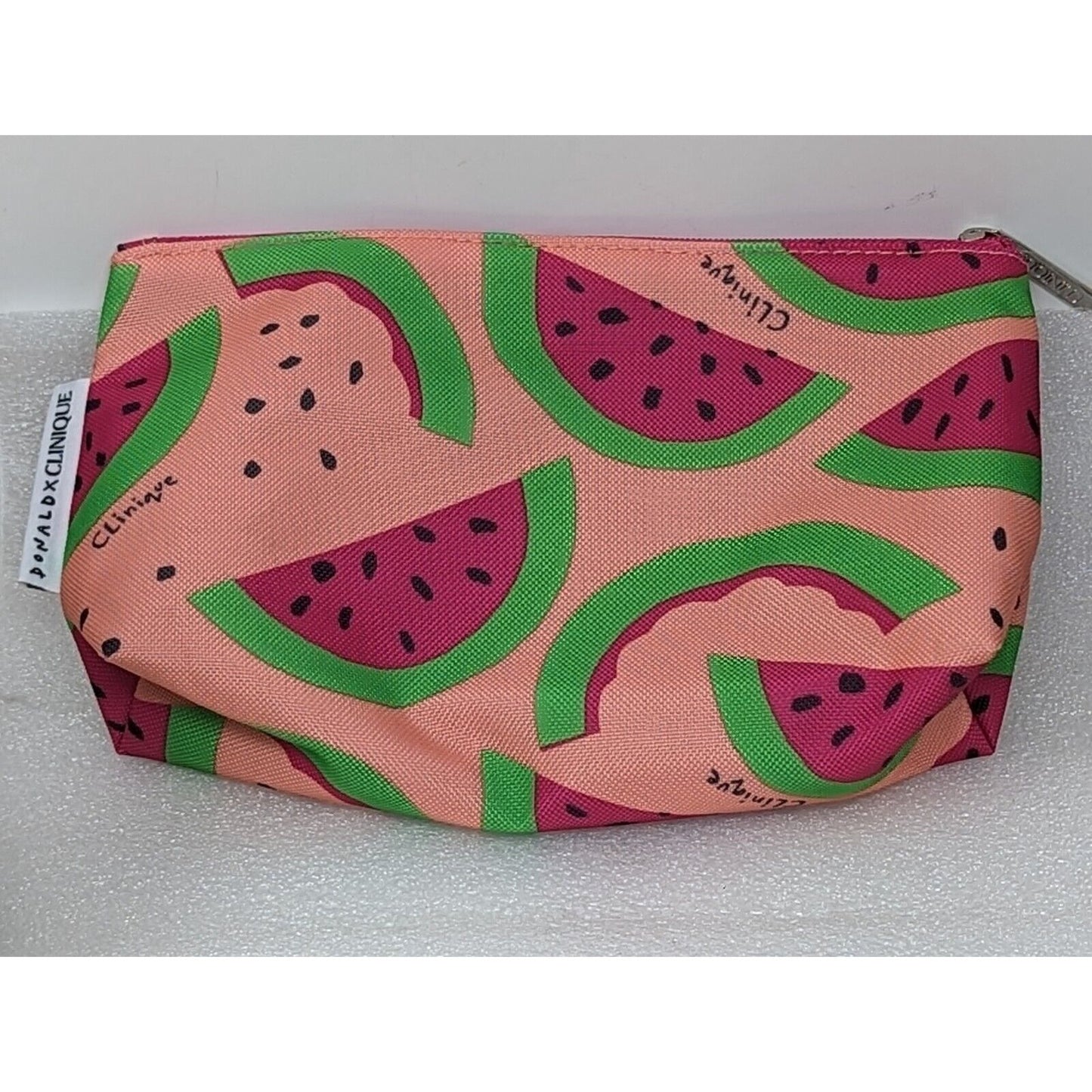 Donald x Robertson For Clinique Watermelon Makeup Cosmetics Bag