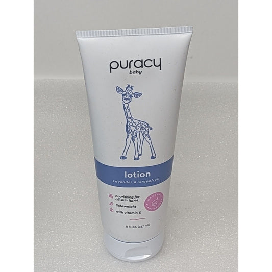 Puracy Baby Lotion Lavender & Grapefruit 8 oz