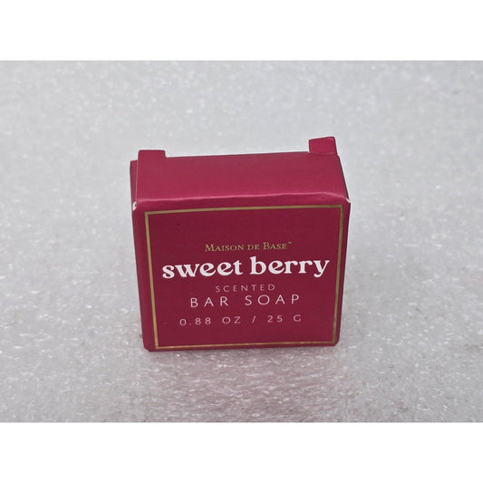 Maison De Base Sweet Berry Scented Bar Soap 0.88 Oz / 25 G Travel Size