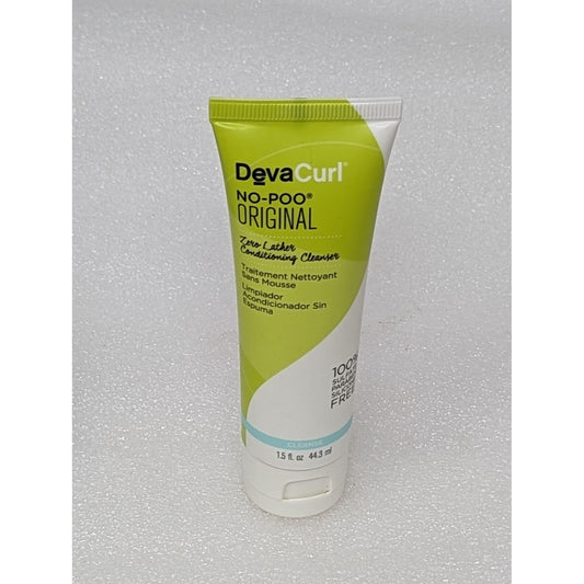 Deva Curl No Poo Original Zero Lather Conditioning Cleanser 1.5 oz Travel Size