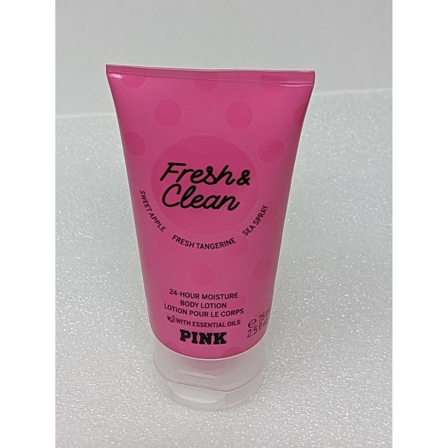 Victoria's Secret Pink Fresh & Clean Body Lotion Sweet Apple Tangerine 2.5 oz