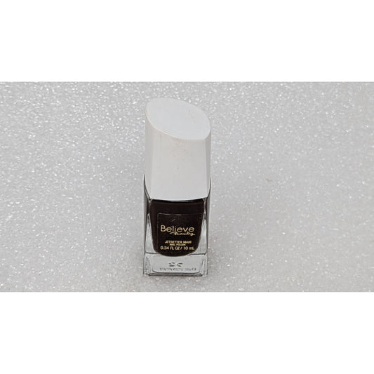 Believe Beauty Nail Polish It's a Long Shot 83 Deep Brown Professional Finish