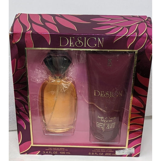 Design by Paul Sebastian Gift Set Perfume for Women 3.4 oz + 6.8 oz Body Lotion