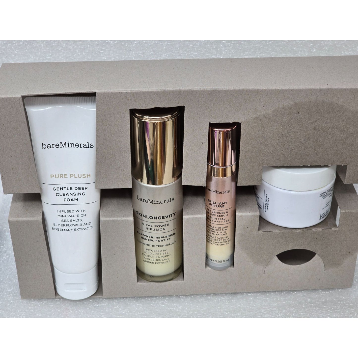 BareMinerals Glow To-Go Skincare Travel Set For Normal To Dry Skin