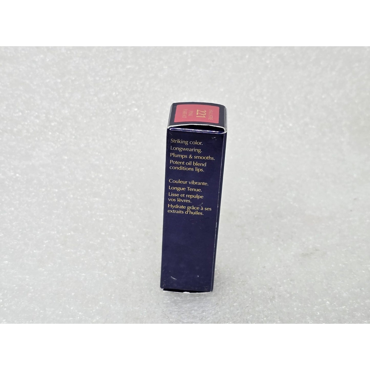 Estée Lauder Pure Color Hi-Lustre Lipstick 221 Pink Parfait Refillable New