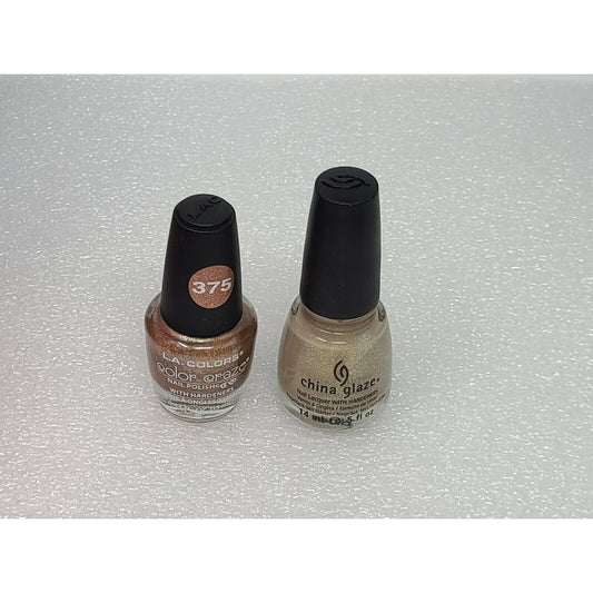 China Glaze Nail Polish The Hunger Games Collection Fast Track & LA Colors Topaz