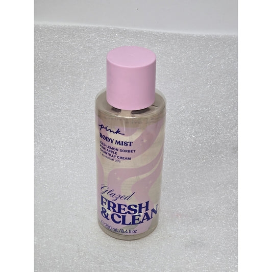 Pink Glazed Fresh & Clean Body Mist 8.4 Fl Oz Vegan Instant Sugar Rush Formula