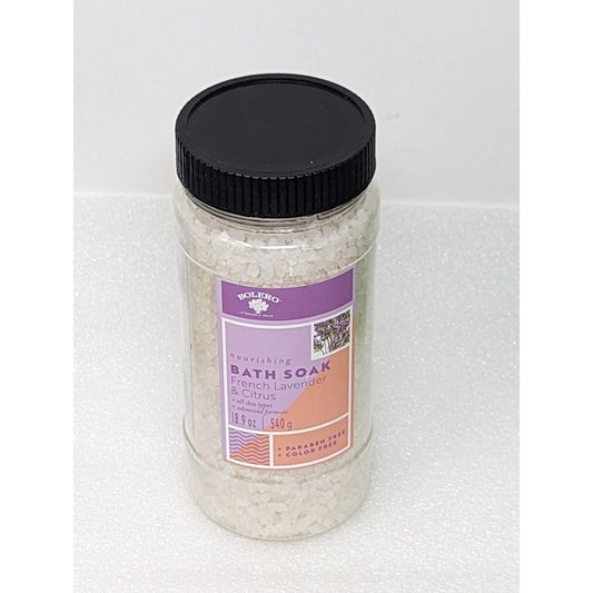 Bolero Beverly Hills Nourishing Bath Soak French Lavender & Citrus 18.9 oz