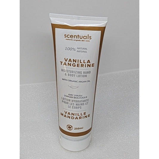 Scentuals Moisturizing Hand & Body Lotion Vanilla Tangerine Organic 250 ml