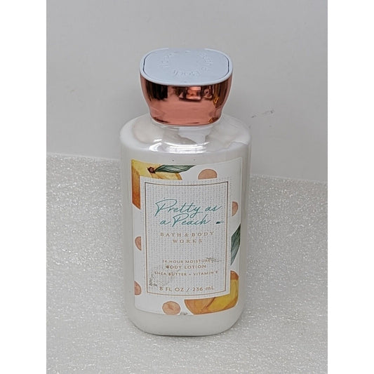 Bath & Body Works Pretty As A Peach Body Lotion 8 oz 24 Hour Moisture