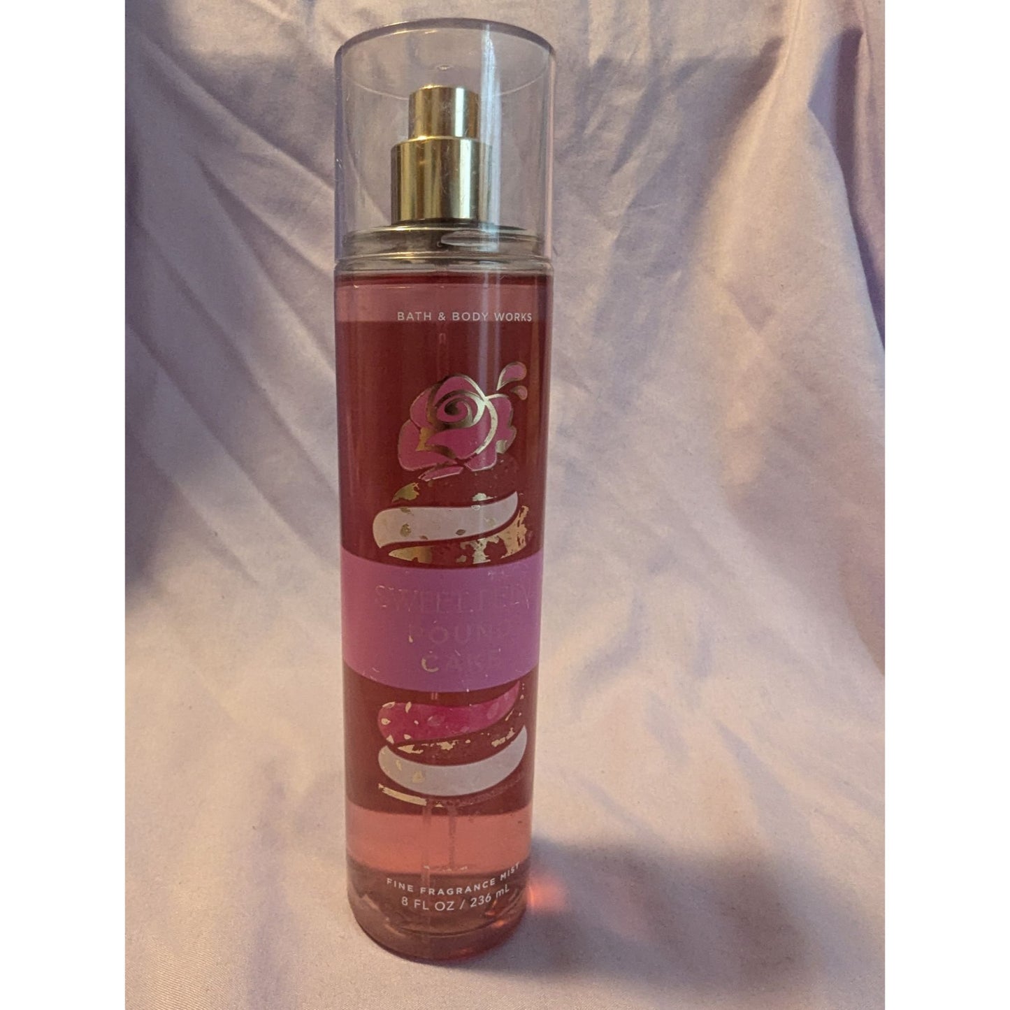 Sweet Petal Pound Cake Fine Fragrance Mist By Bath & Body Works 8 Fl Oz