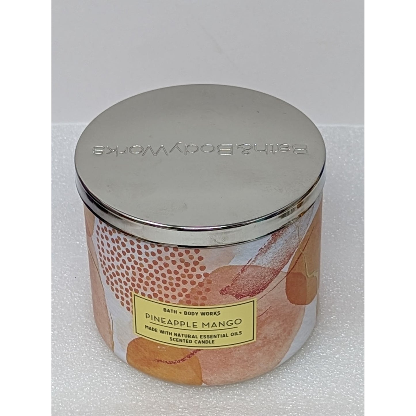 Bath & Body Works Pineapple Mango Scented Candle 14.5 oz With Essential Oils