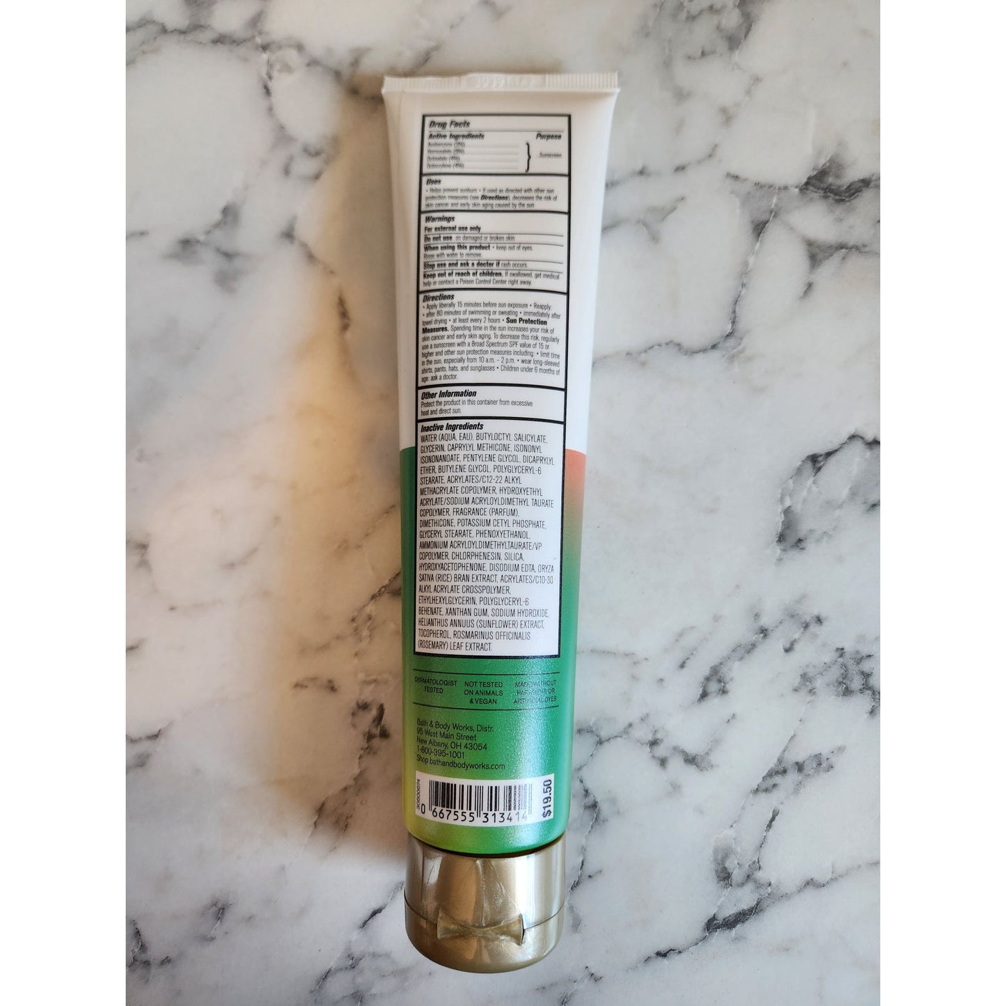 Bath & Body Works Waikiki Beach Coconut SPF 20 Sunscreen Lotion 6 Fl Oz