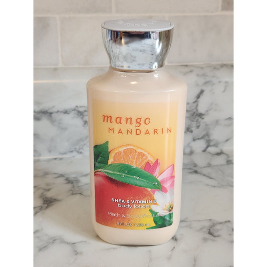 Bath & Body Works Mango Mandarin Shea & Vitamin E Body Lotion 8 Fl Oz