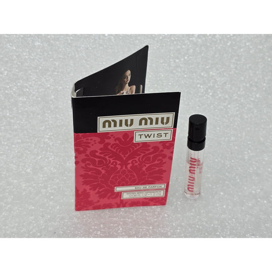 Miu Miu Twist Eau De Parfum Perfume Sample Spray 0.04 Fl Oz 1.2mL Mini Vial