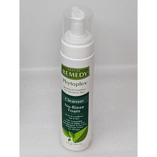 Medline Remedy Phytoplex No-Rinse Foam Cleanser 8 oz