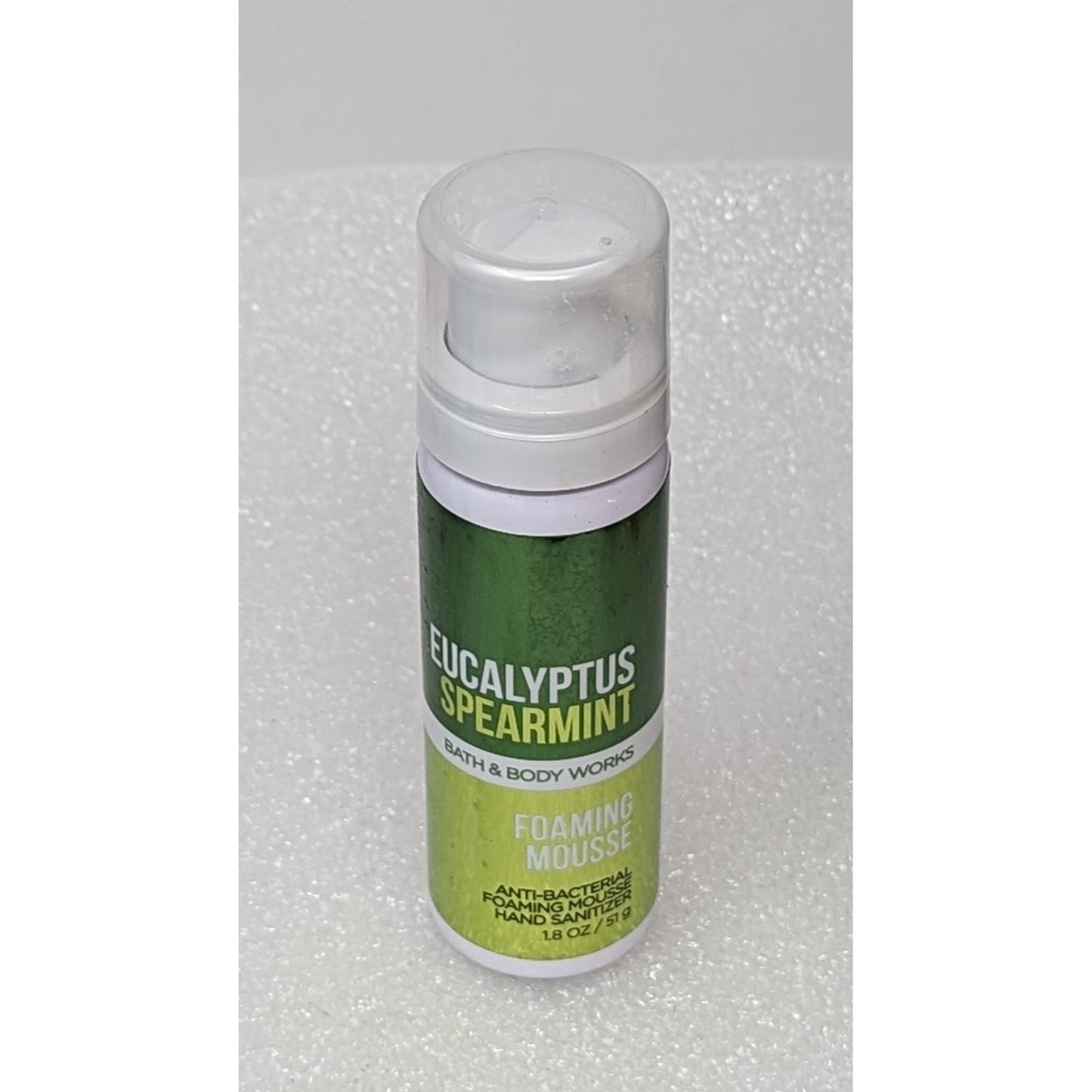 Bath & Body Works Eucalyptus Spearmint Foaming Mousse Hand Sanitizer 1.8 oz