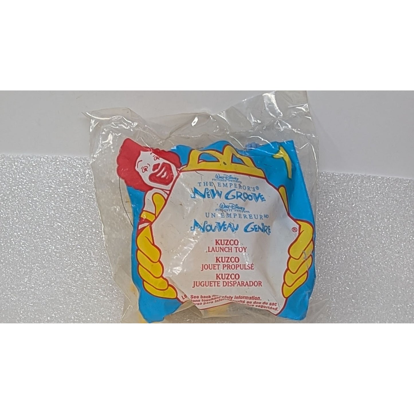 Vintage Disney McDonald's The Emperor's New Groove Kuzco Launch Toy #1