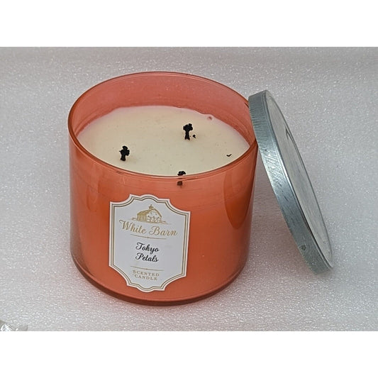 Bath & Body Works White Barn Tokyo Petals Scented Candle 14.5 oz Large