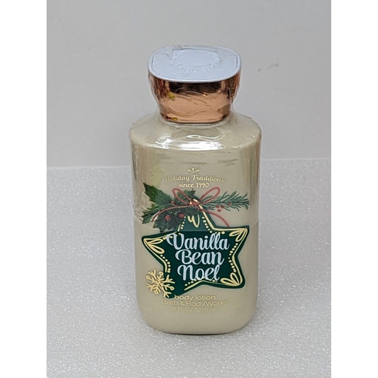 Bath & Body Works Vanilla Bean Noel Holiday Traditions Body Lotion 8 oz