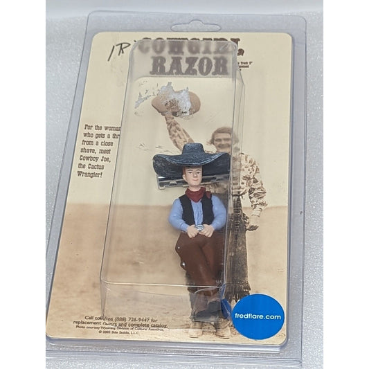 Side Saddle Cowgirl Razor Novelty Cowboy Joe The Cactus Wrangler Disposable