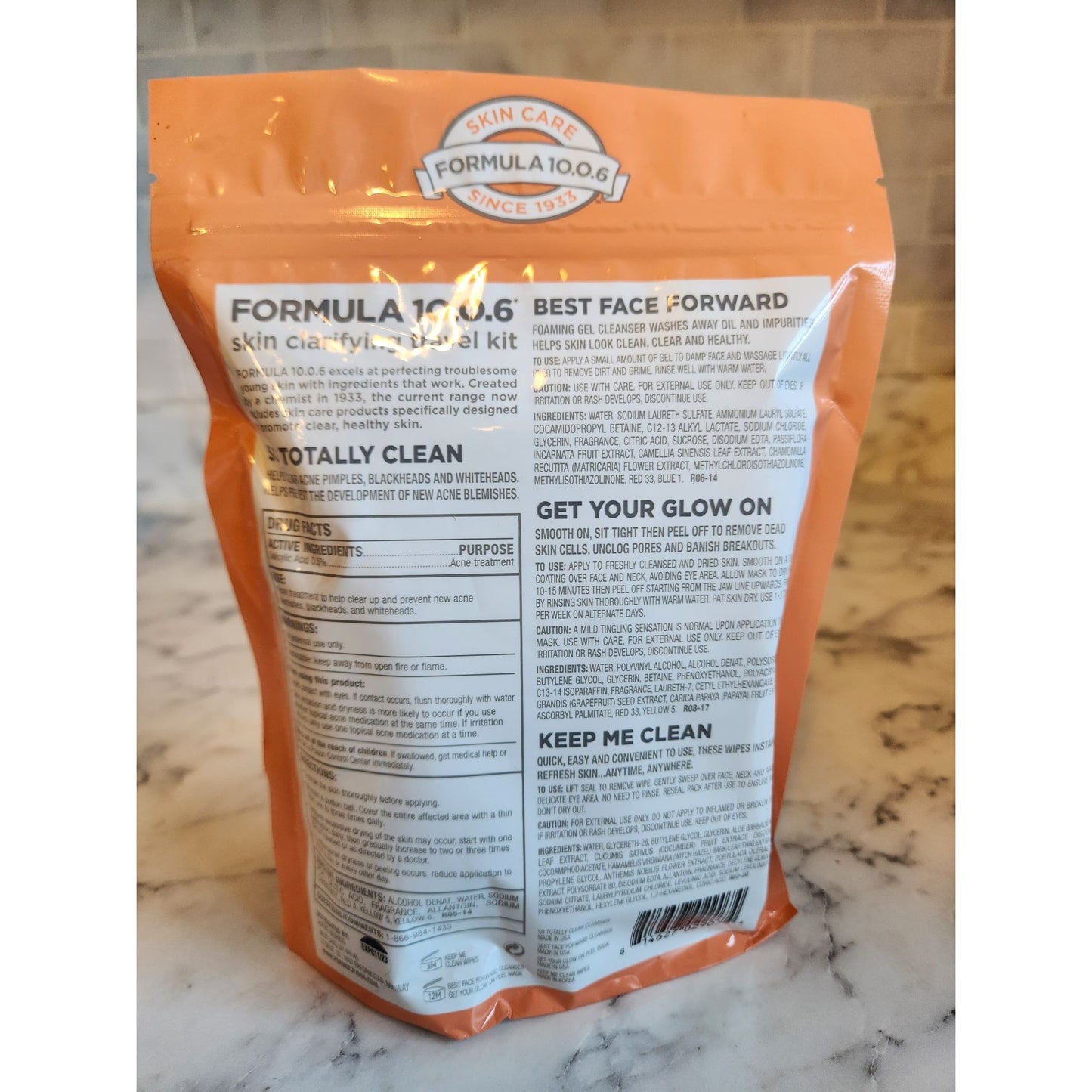 Formula 10.0.6 Clean Getaway Skin Clarifying Travel Kit