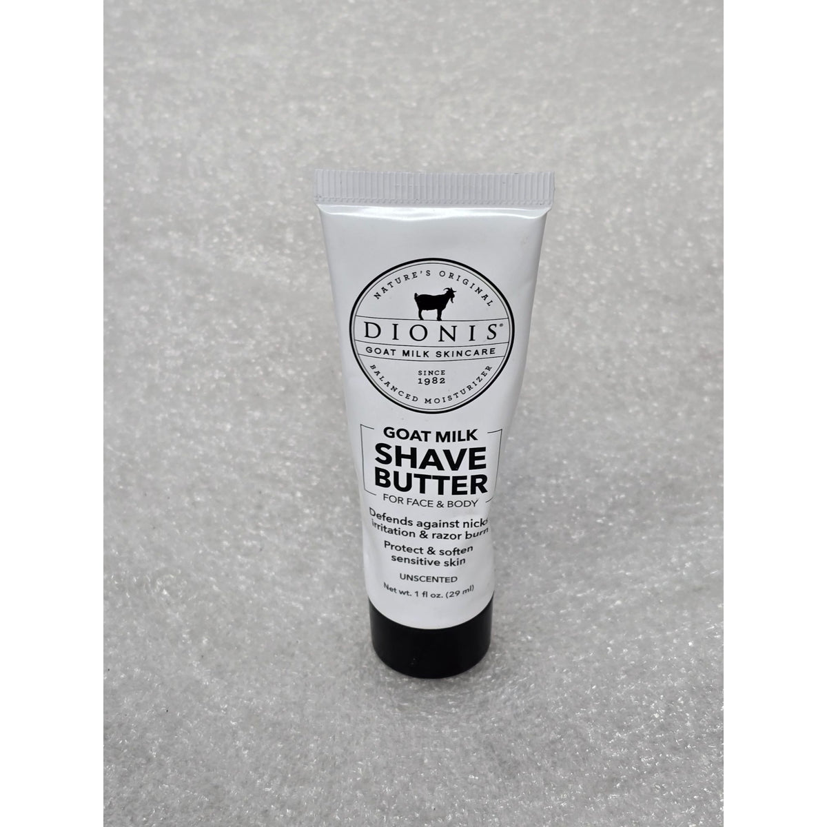 Dionis Goat Milk Shave Butter Unscented 1 oz Face & Body Moisturizes Travel Size
