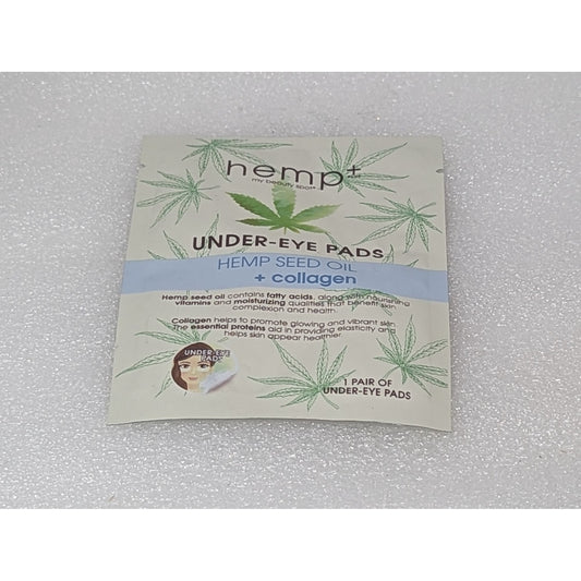 My Beauty Spot Hemp Under Eye Pads Hemp Seed Oil + Collagen 1 Pair