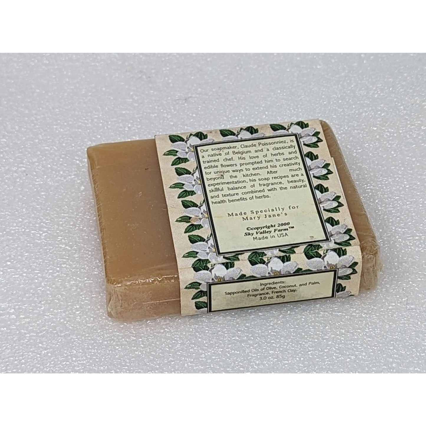 Mary Jane's Fresh Gourmet Soap Magnolia