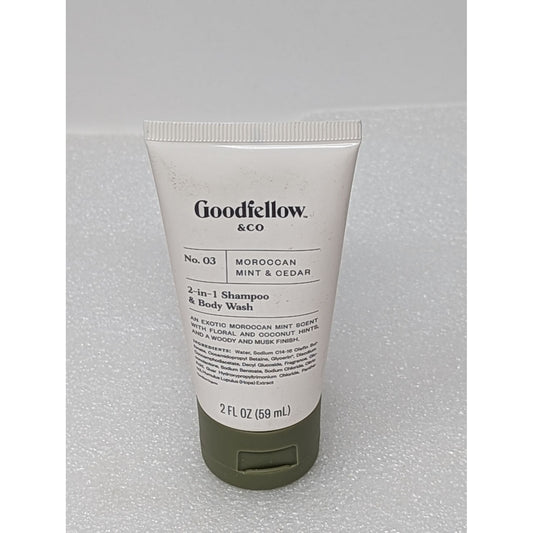 Goodfellow & Co. No. 03 Moroccan Mint & Cedar 2-in-1 Shampoo & Body Wash 2 oz