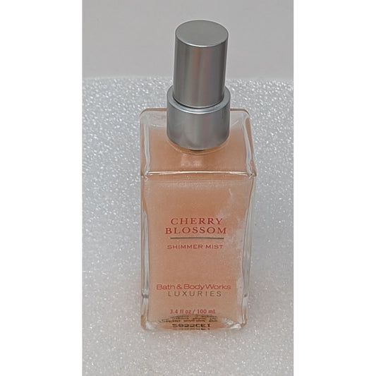 Bath & Body Works Luxuries Cherry Blossom Shimmer Mist 3.4 Oz/100 Ml