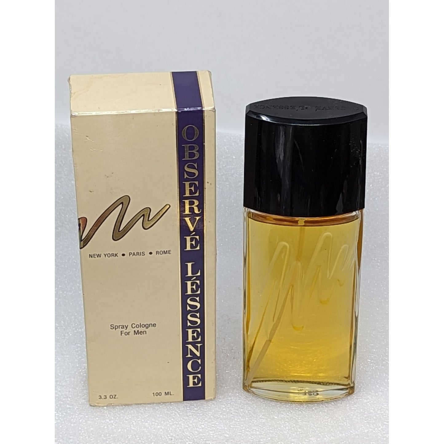 Observe L'essence Spray Cologne for Men 3.3 oz Purple Stripe