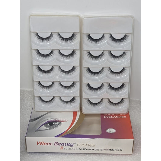 Wleec Beauty 10 Pairs of False Eyelashes Eye Lashes