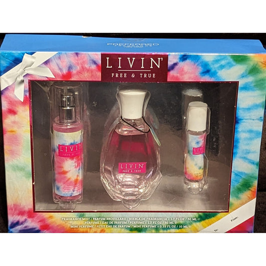 Preferred Fragrance Livin' Free & True Fragrance Perfume Gift Set