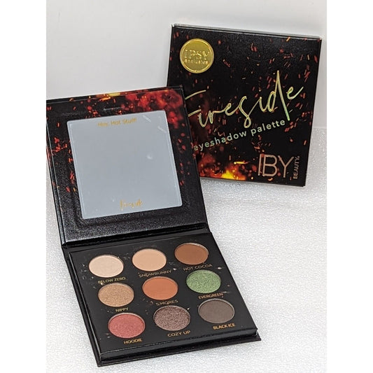 IBY Beauty Fireside Eyeshadow Palette Full Size 9 Colors Ipsy Exclusive