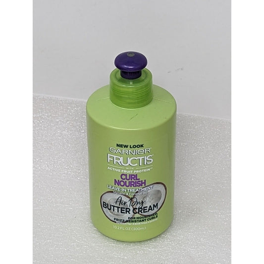 Garnier Fructis Curl Nourish Air Dry Butter Cream for Frizz-Resistant Curls