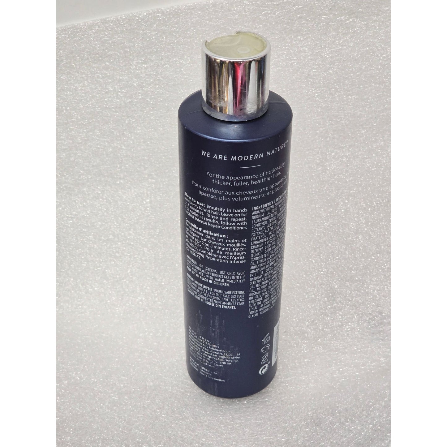 Monat Intense Repair Shampoo For Fuller Healthier Stronger-Looking Hair 8 oz