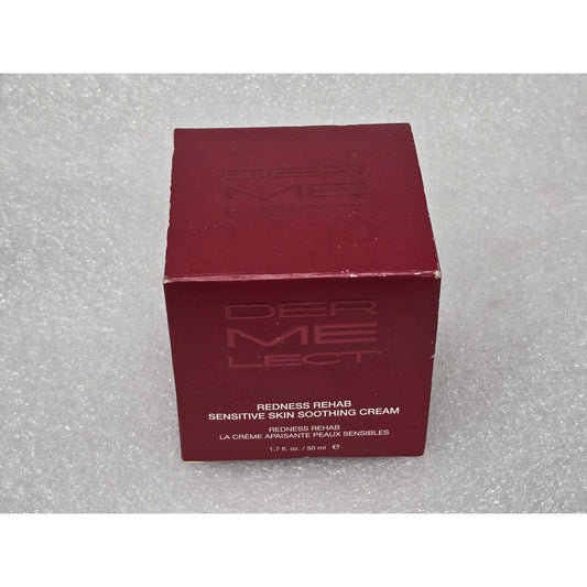 Dermelect Redness Rehab Sensitive Skin Soothing Cream 1.7 Oz Hydrating Oil-Free