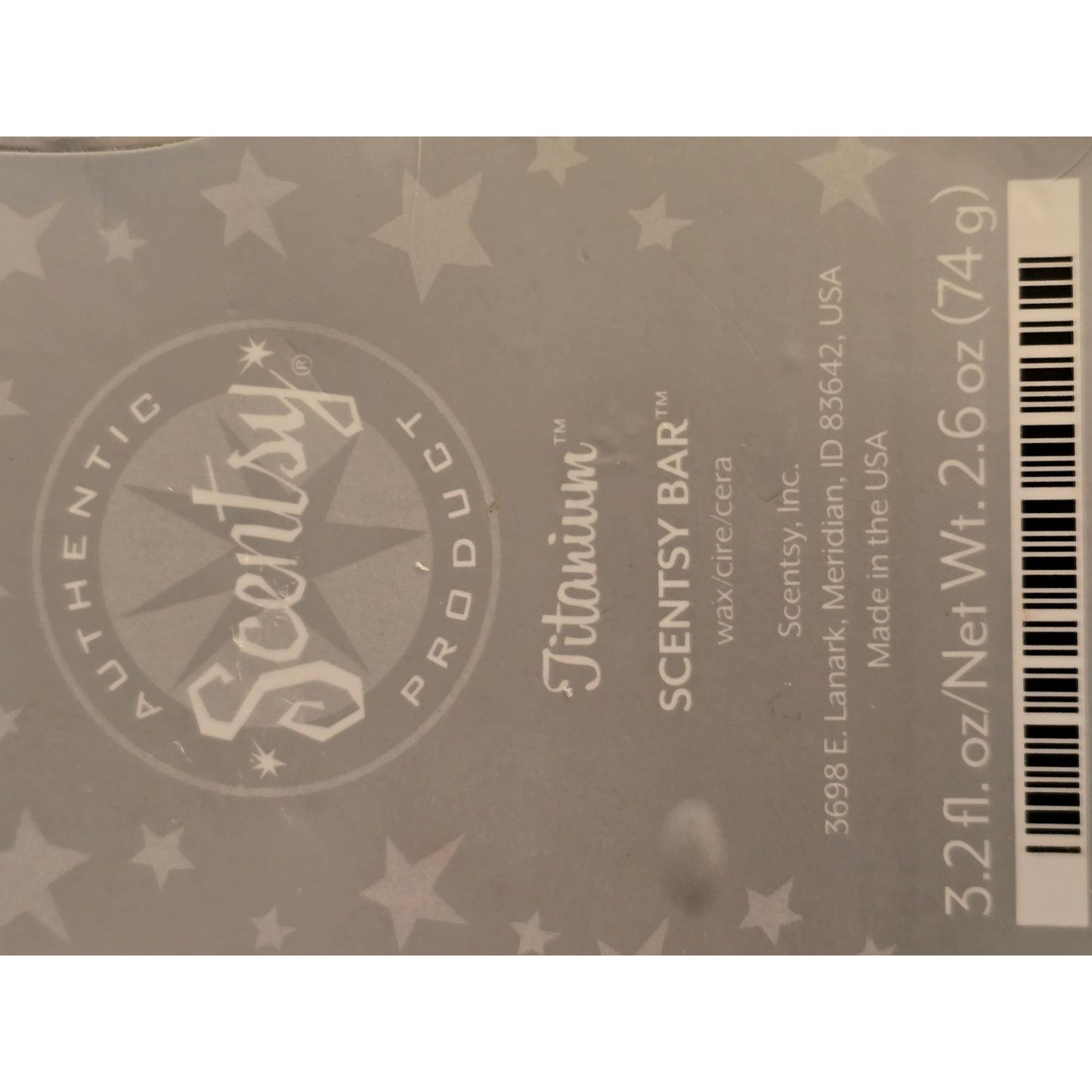 Scentsy Titanium Wax Melt Bar 2.6 Oz Authentic Scent Warmer Refill USA Made