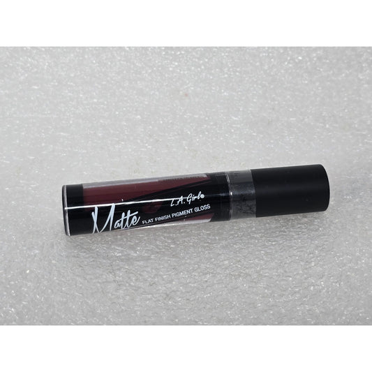L.A. Girl Matte Flat Finish Pigment Gloss Secret Shade 5g Long-Wearing Lip Color
