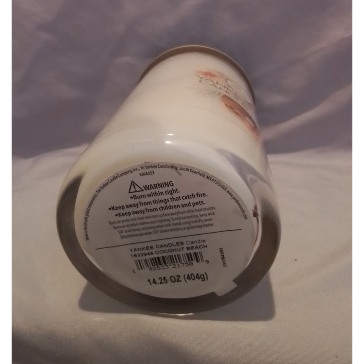 Yankee Candle Coconut Beach Scented Large Jar Candle 14.25 Oz