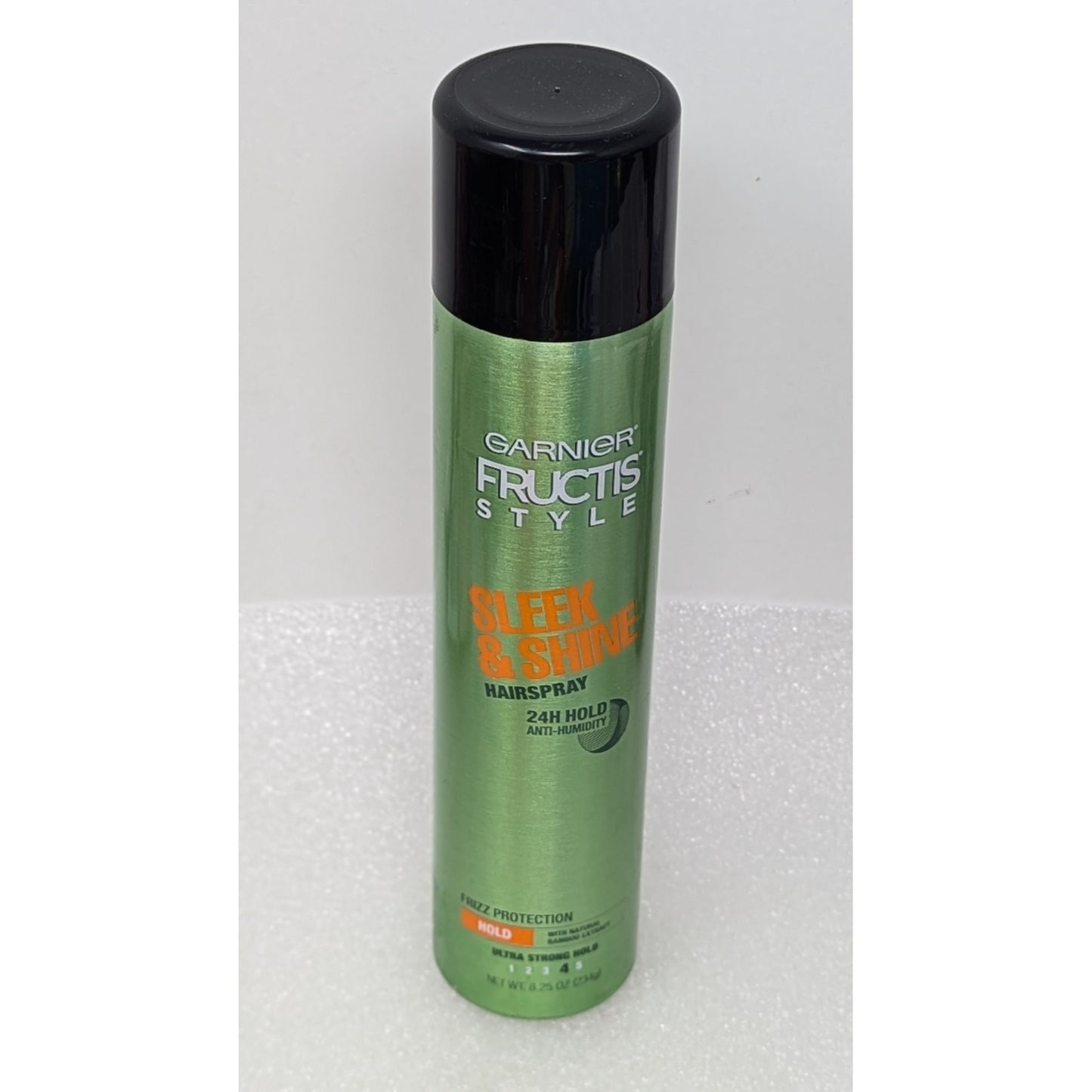 Garnier Fructis Style Sleek & Shine Hairspray 24H Hold Anti-Humidity Frizz Protection 8.25 Oz