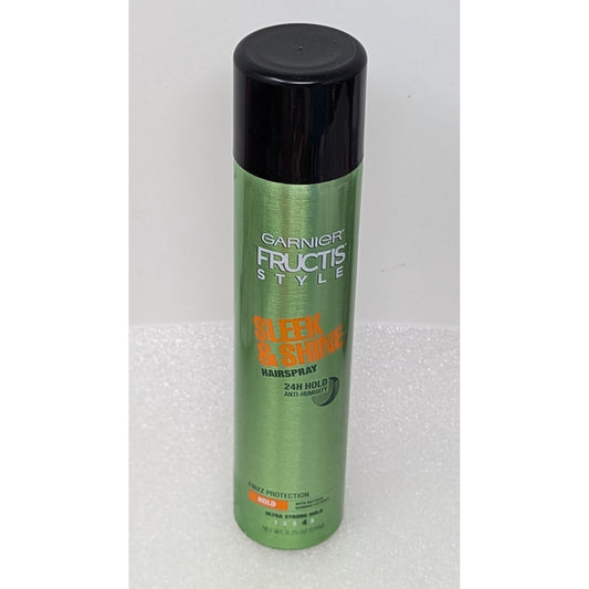 Garnier Fructis Style Sleek & Shine Hairspray 24H Hold Anti-Humidity Frizz Protection 8.25 Oz